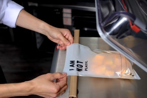 I am not plastic - Bolsa de sellado al vacio compostable - 1